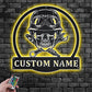 Custom Name Biker Name Sign Decoration For Room, Metal Wall Signs With RGB Led Light