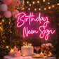 Custom Name Birthday Neon Sign – Personalized LED Neon Sign for Birthday Party Decor & Photo Backdrop