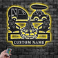 Custom Name Camper Name Sign Metal Wall Signs With RGB Led Light