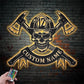 Custom Name Fireman Sign Custom Home Decor, Metal Wall Signs With RGB Led Light