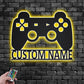 Custom Name Gamer Name Sign Decoration For Room Metal Wall Signs With RGB Led Light