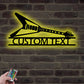 Custom Name Guitar Metal Wall Signs With RGB Led Light
