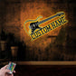 Custom Name Guitarist Player Name Monogram Sign Home Decor,Metal Wall Signs With RGB Led Light
