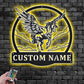 Custom Name Pegasus Name Sign Decoration For Room, Metal Wall Signs With RGB Led Light