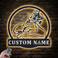 Custom Name Tattoo Artist Metal Wall Signs With RGB Led Light