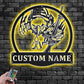 Custom Name Veteran Name Sign Decoration For Room, Metal Wall Signs With RGB Led Light