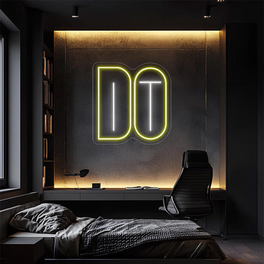 Do It Motivational LED Neon Wall Art - LEDTOT