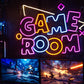 Game Room Neon Sign – Colorful LED Wall Light for Gaming Setup & Stream Room