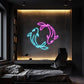 Koi Fish Yin Yang LED Neon Wall Art - LEDTOT