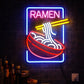 Modern Ramen Neon Sign – LED Noodle Bowl Wall Light