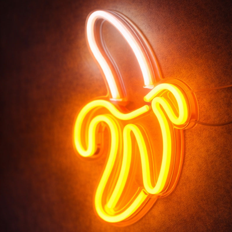 Neon Banana Sign – Playful LED Wall Light