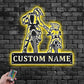 Personalized Biker Father And Son Metal Wall Signs With RGB Led Light