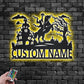 Personalized Headless Horseman Metal Wall Signs With RGB Led Light