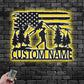 Personalized US Hiking Mountain Metal Wall Signs With RGB Led Light