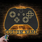 Personalized Video Game Room Metal Wall Signs With RGB Led Light