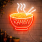 Ramen Bowl Neon Sign – LED Noodle Shop Wall Light