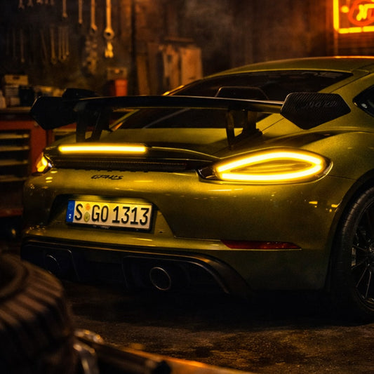 Sports Car Neon Light – Amber LED Rear Light Design