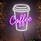Takeaway Coffee Cup Neon Sign – Modern LED Wall Light