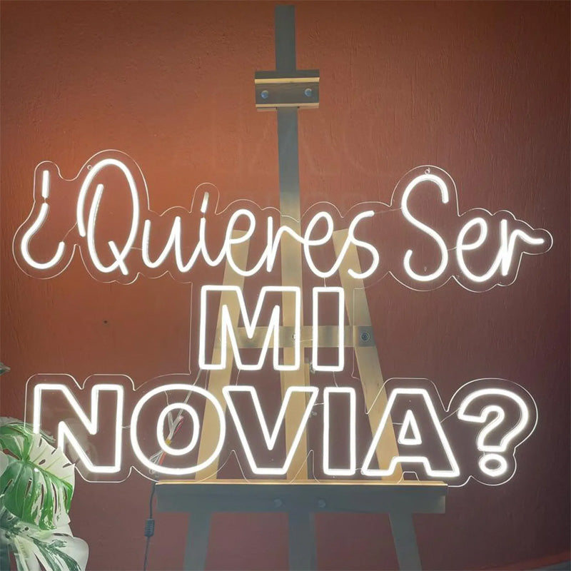 ¿Quieres Ser Mi Novia? Proposal Neon Sign - LEDTOT