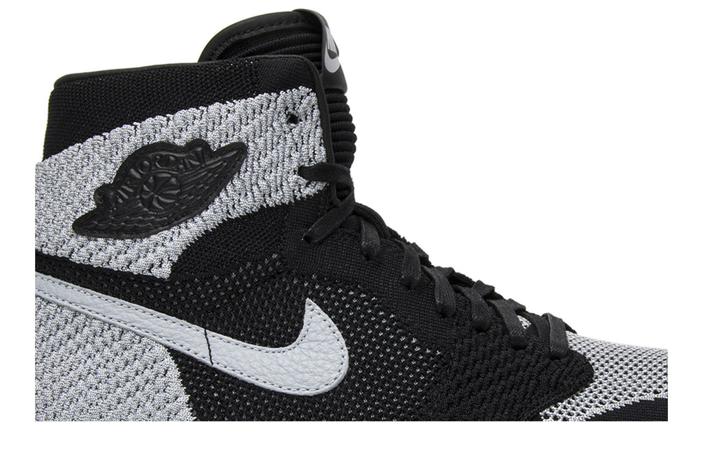 Air Jordan 1 Retro High Flyknit Shadow Black Wolf Grey White 919704-003