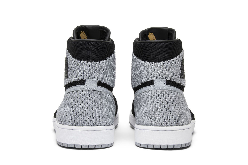 Air Jordan 1 Retro High Flyknit Shadow Black Wolf Grey White 919704-003