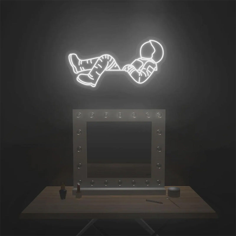 Astronaut Line Art LED Neon Wall Decor - LEDTOT