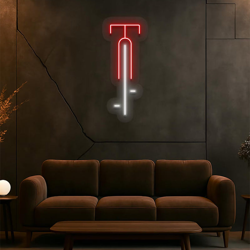 Bicycle Neon Sign – LED Wall Light with Dimmer | Café & Bar Decor