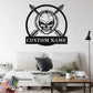 Custom Name Archery Player Name Sign Decoration For Room, Metal Wall Signs With RGB Led Light