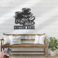 Custom Name Coffee Lover Name Sign Home Decor Kitchen Metal Wall Signs With RGB Led Light