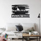 Custom Name Cow Farm Name Sign Decoration For Room, Metal Wall Signs With RGB Led Light