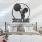 Custom Name Deadlift Barbell Name Sign Home Decor Bodybuilding Gym Fitness Metal Wall Signs With RGB Led Light