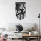 Custom Name Deer Hunter Decoration For Room Metal Wall Signs With RGB Led Light