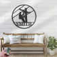 Custom Name Electrician Decoration Metal Wall Signs With RGB Led Light