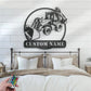 Custom Name Farm Tractor Name Sign Home Decor Farm Truck, Metal Wall Signs With RGB Led Light