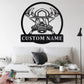 Custom Name Firefighter Name Sign Decoration For Room Metal Wall Signs With RGB Led Light