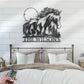 Custom Name Horse Livestock Name Sign Home Decor Horse Barn Metal Wall Signs With RGB Led Light