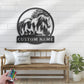 Custom Name Horse Livestock Name Sign Home Decor Horse Barn, Metal Wall Signs With RGB Led Light