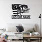 Custom Name Horse Name Sign Decoration For Room, Metal Wall Signs With RGB Led Light