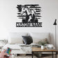 Custom Name Horse Name Sign Decoration For Room, Metal Wall Signs With RGB Led Light