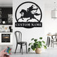 Custom Name Indian Riding Name Sign Decoration For Room, Metal Wall Signs With RGB Led Light