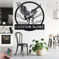 Custom Name Pegasus Name Sign Decoration For Room, Metal Wall Signs With RGB Led Light