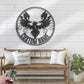 Custom Name Phoenix Name Sign Home Decor Eagle Lover, Metal Wall Signs With RGB Led Light