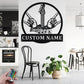 Custom Name Rock & Roll Name Sign Decoration For Room, Metal Wall Signs With RGB Led Light