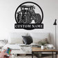 Custom Name Tractor Farm Name Sign Decoration For Room, Metal Wall Signs With RGB Led Light