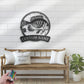 Personalized Bluegill Fish Fishing Metal Wall Signs With RGB Led Light