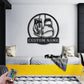 Personalized Boxing Gloves Metal Wall Signs With RGB Led Light
