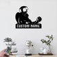 Personalized Boxing Gym Sign Cross Fit Gym Decor Metal Wall Signs With RGB Led Light