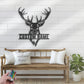 Personalized ELK Deer Hunting Metal Wall Signs With RGB Led Light