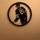 Personalized Ice Hockey LED Metal Sign Wall Decor, Metal Wall Signs With RGB Led Light