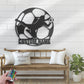 Personalized Man Soccer Player, Metal Wall Signs With RGB Led Light